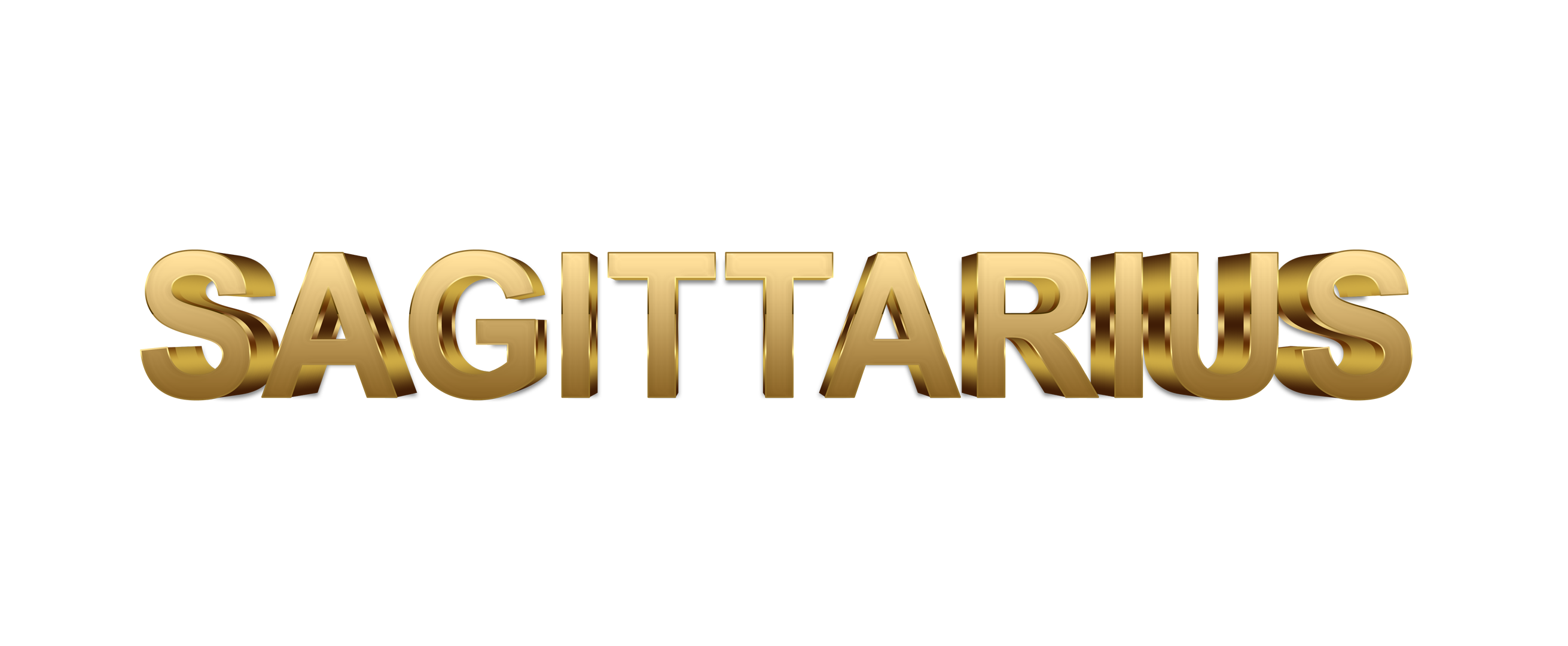 Sagittarius word png, Sagittarius png, word Sagittarius gold text typography PNG images free